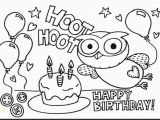 Birthday Coloring Pages to Print Birthday Coloring Pages Printable Coloring Chrsistmas