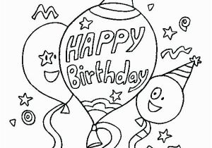 Birthday Coloring Pages to Print Happy Birthday Coloring Page Happy Birthday Coloring Page Happy