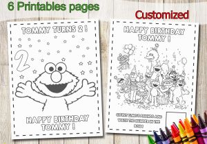 Birthday Party Coloring Pages for Kids Elmo Coloring Pages Elmo Party Favors Elmo Birthday Party Favor Elmo Coloring Book Elmo Activities