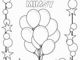 Birthday themed Coloring Pages Birthday Coloring Page Kiddos Holiday Seasonal