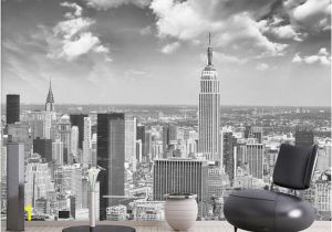 Black and White Cityscape Wall Murals Papel Murals Wall Paper Black&white New York City Scenery 3d Mural Wallpaper for Living Room Background 3d Wall Mural Flower Wallpapers Flowers