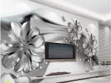 Black and White forest Mural Wallpaper 3d Wall Murals Wallpaper Black and White Flower Custom Wallpaper