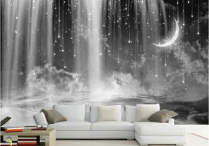 Black and White forest Mural Wallpaper Beibehang Custom Wallpaper Living Room Bedroom Mural Wallpaper Black