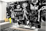 Black and White Mural Ideas Black and White Graffiti Wall Inspired Pinterest