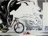 Black and White Murals for Walls Black and White Paint Wall Mural Marble Abstract Removable Wallpaper Artistic Self Adhesive Wall Mural M2982