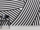 Black and White Murals for Walls Walmer Layered Black and White Wall Mural