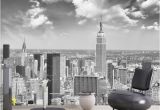 Black and White Nyc Wall Mural Papel Murals Wall Paper Black&white New York City Scenery 3d Mural Wallpaper for Living Room Background 3d Wall Mural Flower Wallpapers Flowers