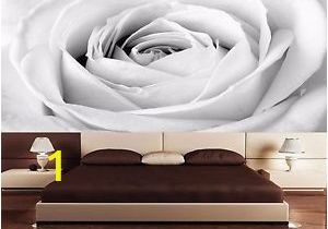 Black and White Rose Wall Mural Black and White Rose Close Up Photo Wallpaper Wall Mural