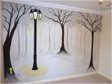 Black and White Tree Wall Mural Joanna Perry Murals Misty Tree Mural