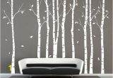 Black and White Tree Wall Mural Pin On Black and White