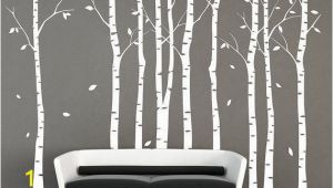 Black and White Tree Wall Mural Pin On Black and White