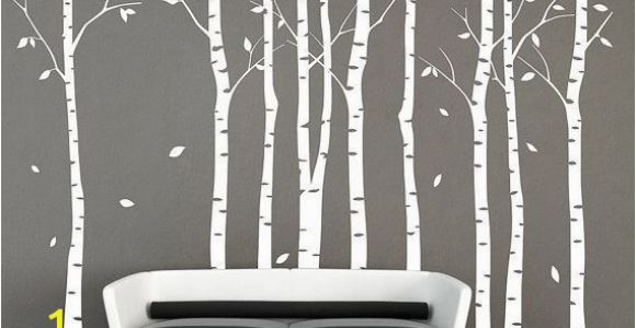 Black and White Tree Wall Mural Pin On Black and White