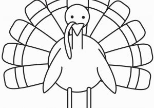 Black and White Turkey Coloring Pages Turkey Coloring Page Free