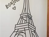 Black and White Wall Murals Of Paris Tape Art Wall Decoration