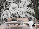 Black and White Wallpaper Murals for Walls Roses Black and White Wall Mural Riah S Lounge