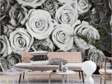 Black and White Wallpaper Murals for Walls Roses Black and White Wall Mural Riah S Lounge