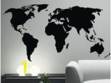 Black and White World Map Wall Mural 28 Best World Map Sticker Decor Images