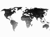 Black and White World Map Wall Mural Black World Map Wallpapers High Resolution for Free Wallpaper