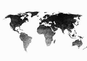 Black and White World Map Wall Mural Black World Map Wallpapers High Resolution for Free Wallpaper