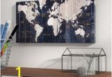 Black and White World Map Wall Mural Map Wall Art You Ll Love