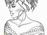 Black Art Black Girl Coloring Pages Adult Coloring Page Black Girl Portrait and Clothes