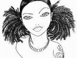 Black Art Black Girl Coloring Pages Babette