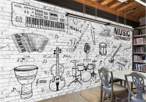 Black Art Wall Murals Custom Size Diy Living Room Wall Murals