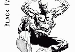 Black Panther Superhero Coloring Pages Black Panther 2018 Coloring Page