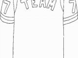 Blank Football Jersey Coloring Page 25 Blank Football Jersey Coloring Page