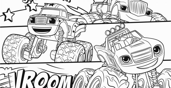 Blaze and the Monster Machines Coloring Pages Printable Blaze and the Monster Machines Printable Coloring Pages