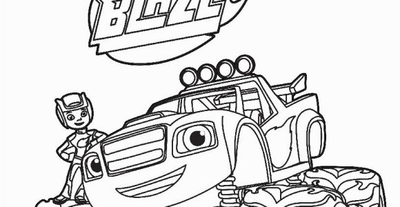 Blaze and the Monster Machines Nick Jr Coloring Pages Focus Blaze Coloring Pages Simplified and the Monster Machine Best