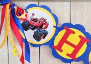 Blaze and the Monster Machines Wall Mural Blaze and the Monster Machines Birthday Banner Blaze