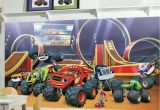 Blaze and the Monster Machines Wall Mural Roommates 72 In W X 126 In H Blaze Xl Chair Rail 7 Panel