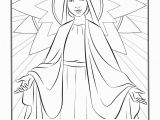 Blessed Mother Coloring Page Best Hail Mary Coloring Sheet Collection