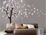 Blossom Tree Wall Mural Tree Wall Decal White Cherry Blossom Wall Decal Cherry