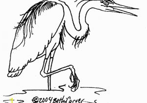 Blue Heron Coloring Page Great Blue Heron Coloring Page Animals town Free Great Blue