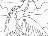 Blue Heron Coloring Page Great Blue Heron Embroidery Pattern Coloring Page