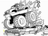 Blue Thunder Monster Truck Coloring Pages Blue Thunder Monster Jam Coloring Pages Blue Thunder