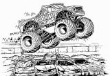 Blue Thunder Monster Truck Coloring Pages Blue Thunder Monster Jam Coloring Pages