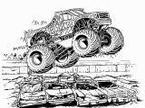 Blue Thunder Monster Truck Coloring Pages Blue Thunder Monster Jam Coloring Pages