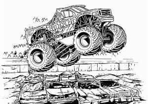 Blue Thunder Monster Truck Coloring Pages Blue Thunder Monster Jam Coloring Pages