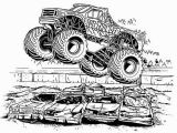Blue Thunder Monster Truck Coloring Pages Blue Thunder Monster Truck Coloring Page Kids Play Color