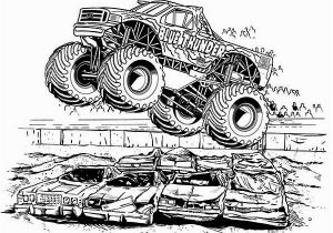 Blue Thunder Monster Truck Coloring Pages Blue Thunder Monster Truck Coloring Page Kids Play Color