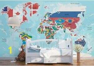 Blue World Map Wall Mural Wall Mural Wallpaper Stones Coast Sepia Photo Photo 90 Cm X