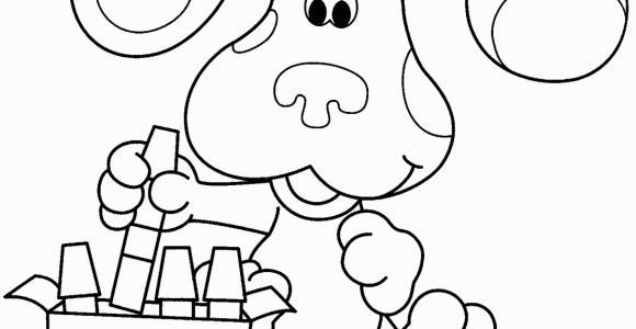 Blues Clues Christmas Coloring Pages Fresh Nick Jr Christmas Coloring Pages