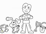 Blues Clues Joe Coloring Pages Blues Clues Coloring Pages Download