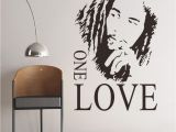 Bob Marley Wall Mural Bob Marley E Love Removable Art Wall Sticker Decal Mural