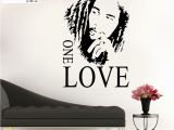 Bob Marley Wall Mural Good Buy Bob Marley E Love Mural Removable Decal Room Wall