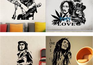 Bob Marley Wall Mural Us $12 74 Off 29 Designs Bob Marley Reggae Rasta Lion Zion Poster E Love Vinyl Decal Sticker Wall Art Home Room Decorative Mural In Wall