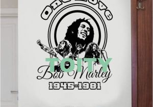 Bob Marley Wall Mural Us $12 74 Off 29 Designs Bob Marley Reggae Rasta Lion Zion Poster Eine Liebe Vinyl Aufkleber Aufkleber Wand Art Home Room Dekorative Wandbild In